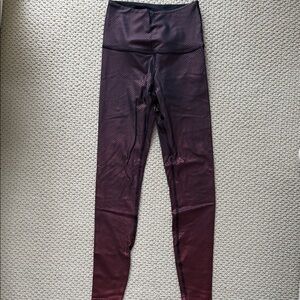 Beyond Yoga Dark Red Leggings